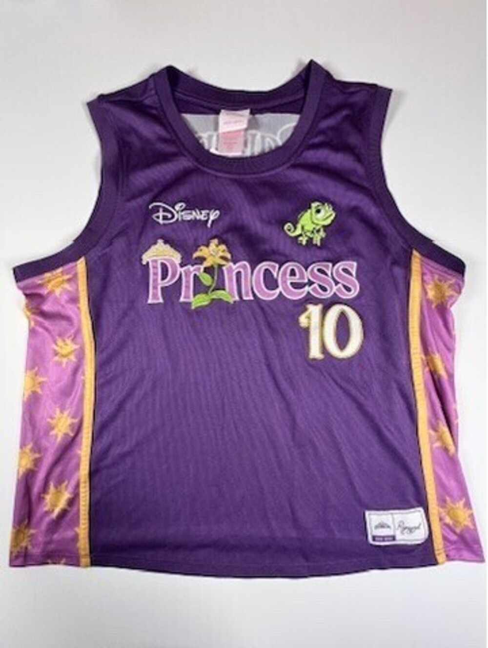 Disney BoxLunch Rapunzel Princess Purple Sleeveless Jersey Tank Top XL